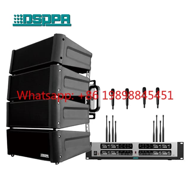 Diffusore Line Array Passivo Professionale a Tre Vie da 10'' per Studio, Esterni e Performance dal Vivo
