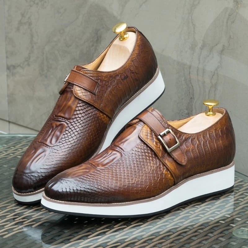 Mocassini Casual Formali di Lusso in Vera Pelle da Uomo, Scarpe Sportive Oxford Piatte, Sneakers Maschili Comode in Pelle