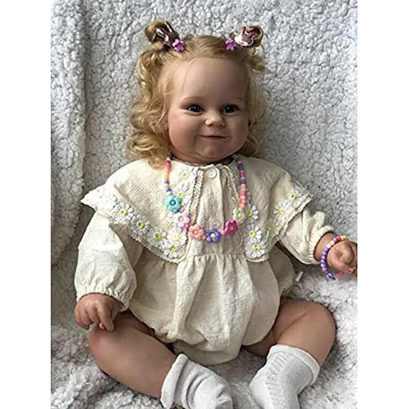 Huge Baby Maddie, doll painted already finished with blond hair rooted, soft toys for children