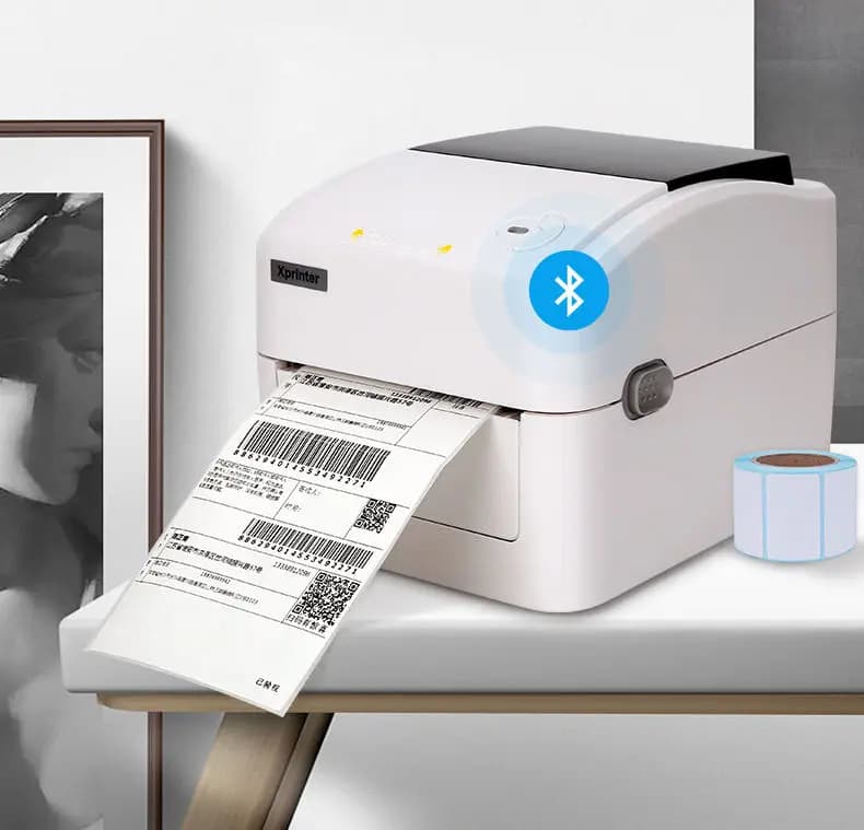 Xprinter 420B New Arrival 4inch High Quality Thermal Printer Intelligent Adjustment of Continuous Printing Label Printer