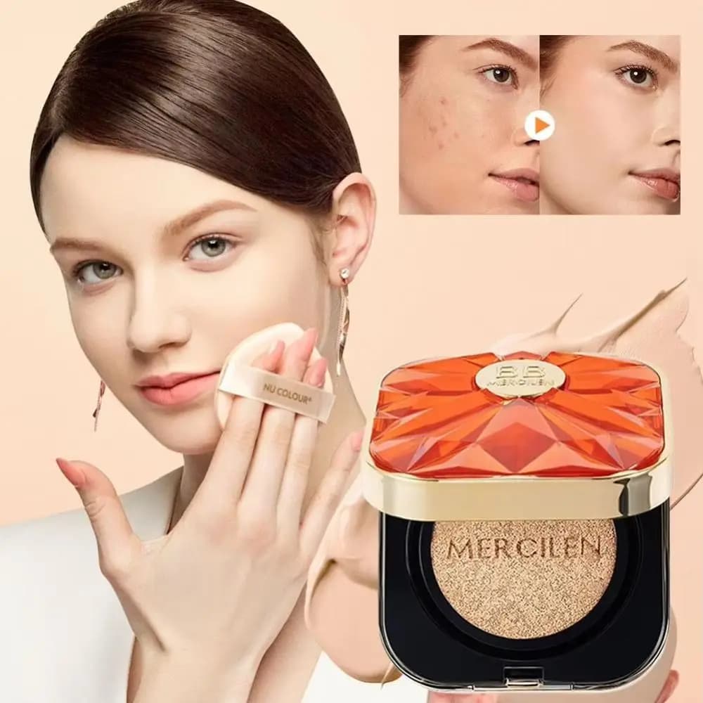 Nourishing BB Cream Cushion Brightening Sunscreen SPF Sunscreen Concealer Foundation Skin Oil Control Multi-Function Foundation