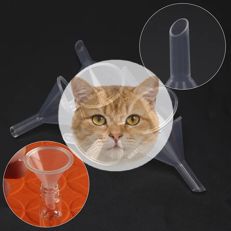 Popular 5pcs New Small Plastic For Perfume Diffuser Bottle Mini Liquid Oil Funnels Lab