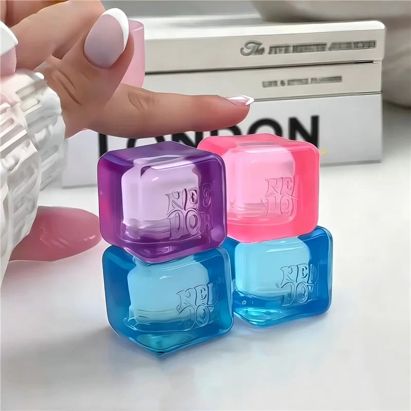 @Nee doh Teenie Nice Ice Cube Fidget Toys Mini4 Pack Set Slow Rebound Squishy Toys Stress Reliever Fidget for Party Favors Gifts