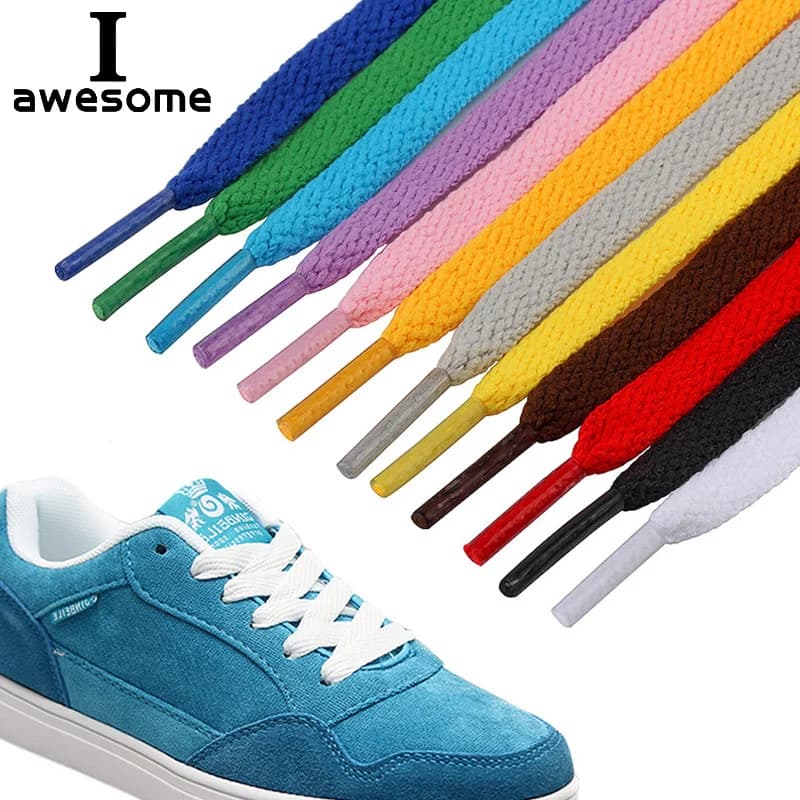 1 Pair 100 120 CM Length 29 colors Shoelace Flat Popular Sports Shoes Laces Casual Canvas Unisex Polyester Shoelaces Shoelace