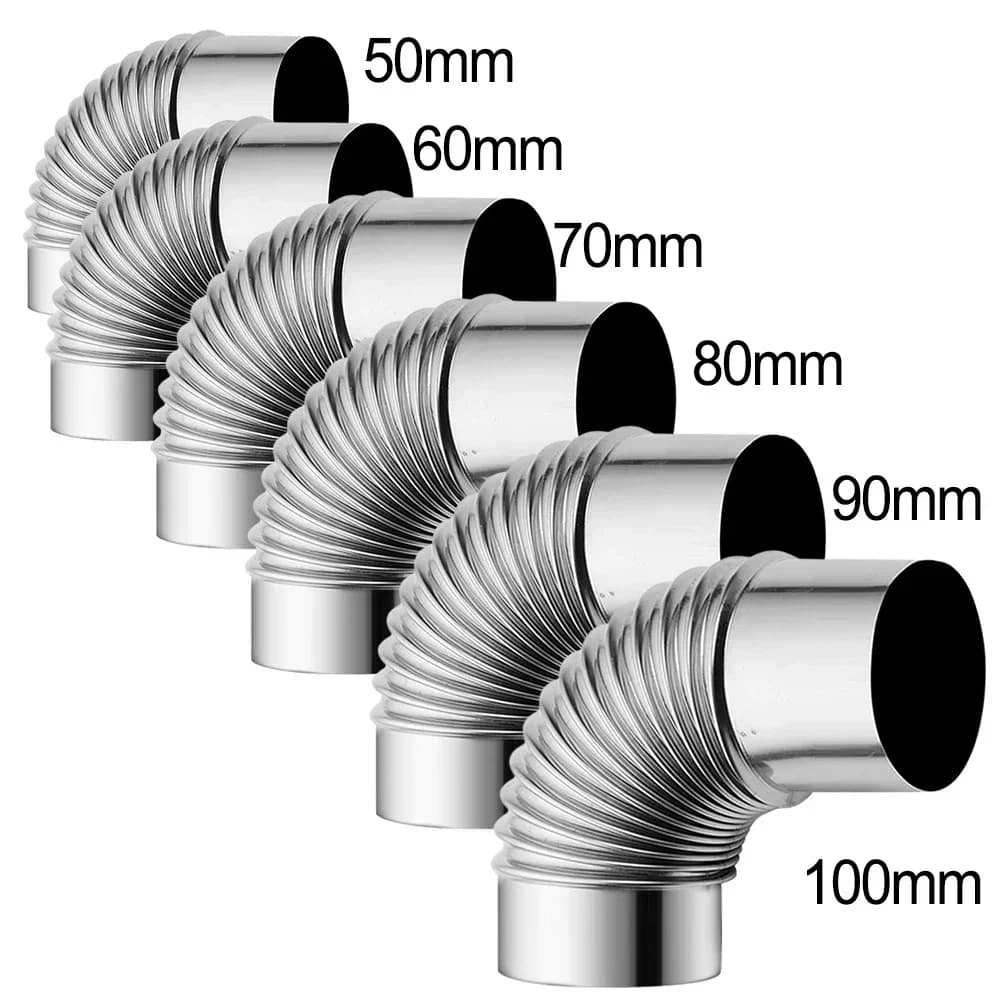 50-100 mm 90 ° 50-100 mm 90 ° Multi-filter stove for outdoor camping wood stove fireplace