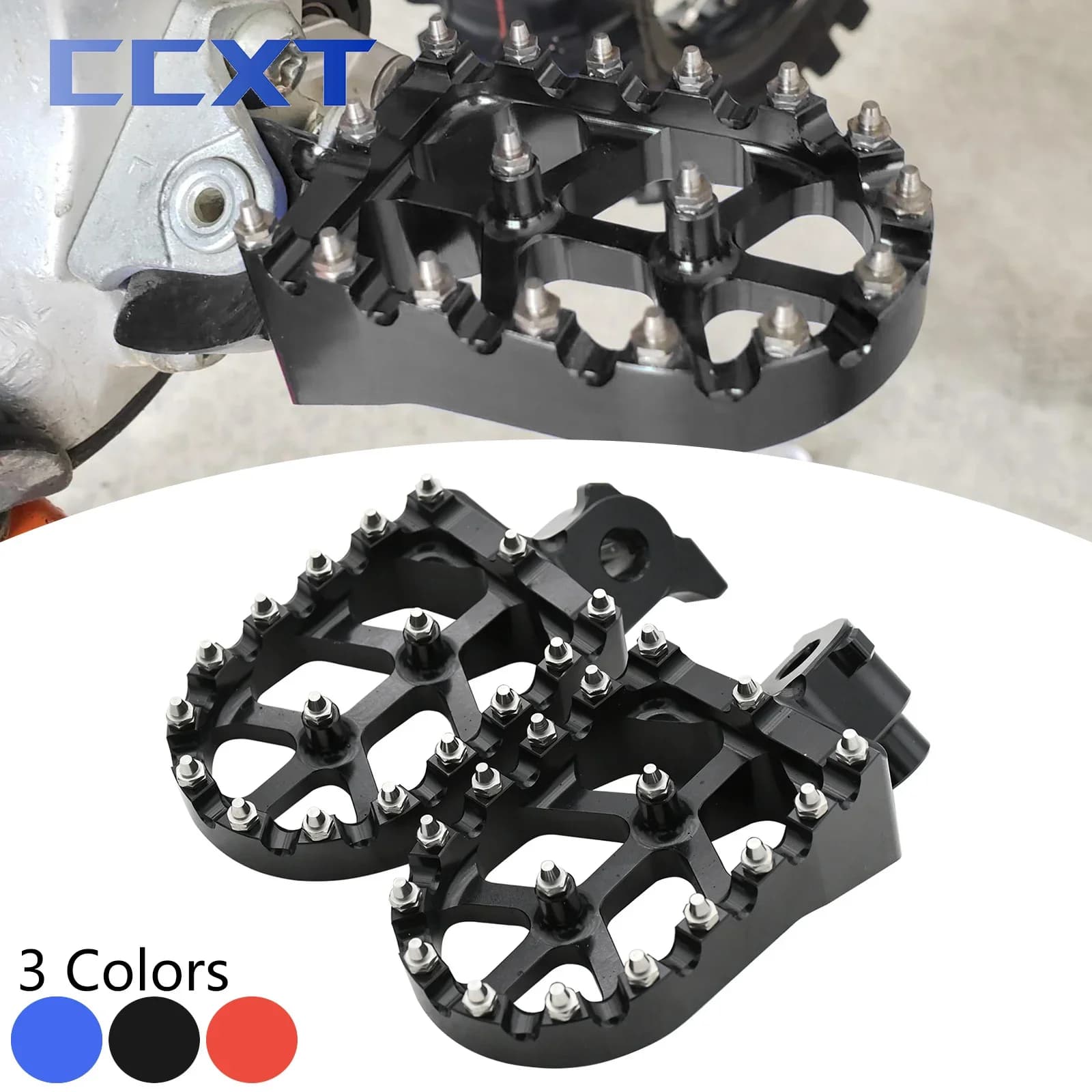 Moto di Alluminio di CNC Pedane Pedali Pedane Per Yamaha Tenere XTZ700 700 2019-2024 700 Rally Edition Tenere 700 World Raid