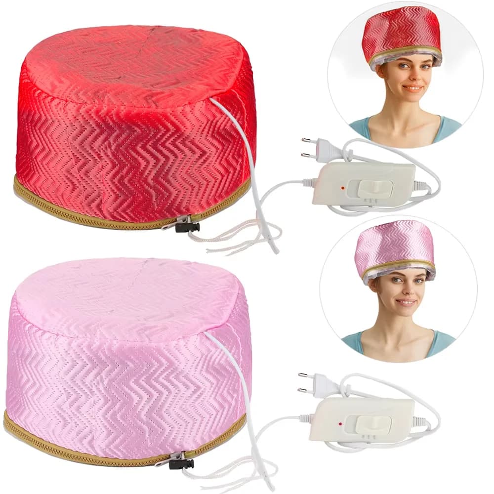 Steam Headphone for Hair Electric Heating Headphone for Hair Heat Treatment Thermal Hat Waterproof Spa Feeder Care for Hair styling