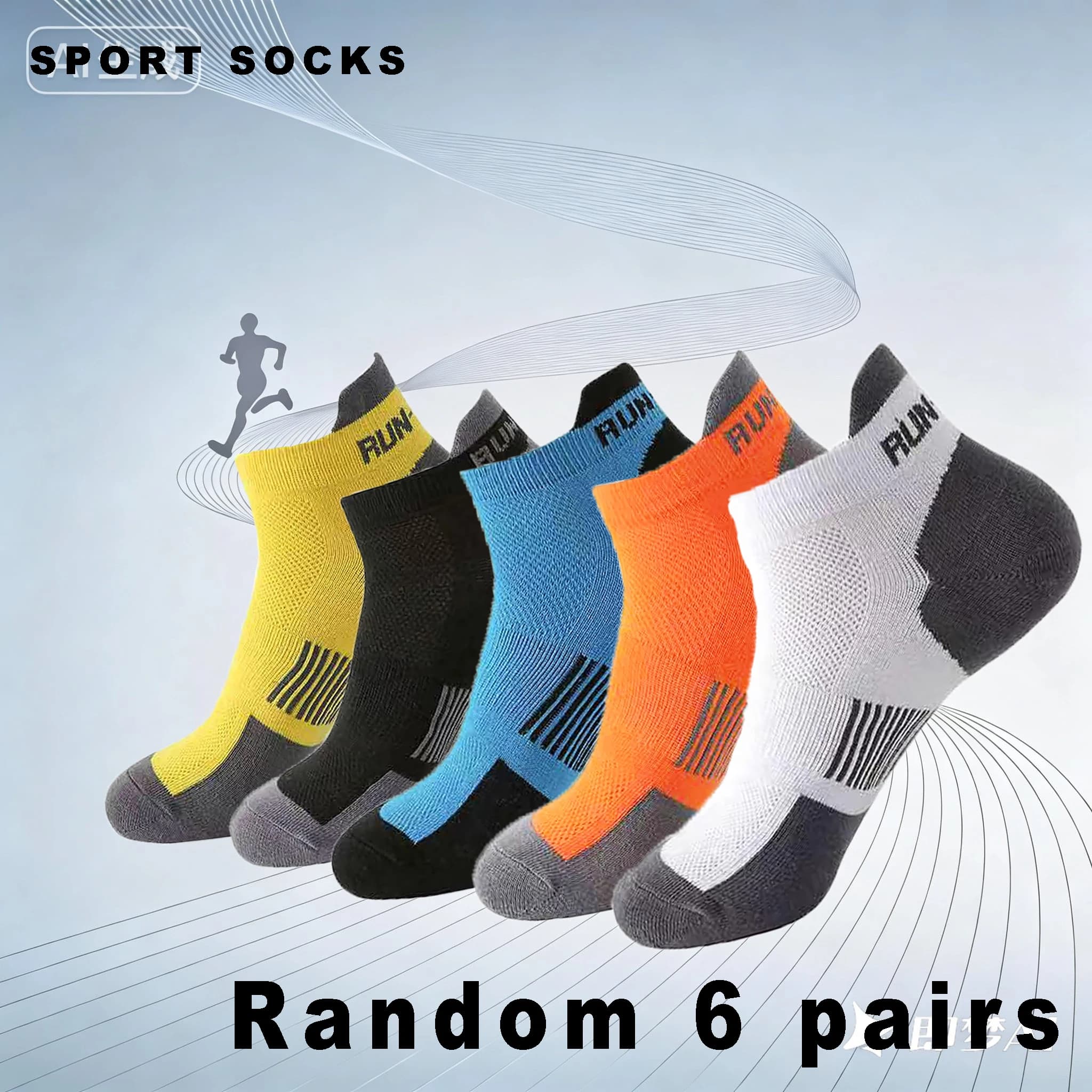 3/6 paia di nuovi calzini da uomo primaverili/estivi in rete sottile e traspirante, calzini sportivi casual da uomo, calzini alla caviglia traspiranti PlusSize 39-45