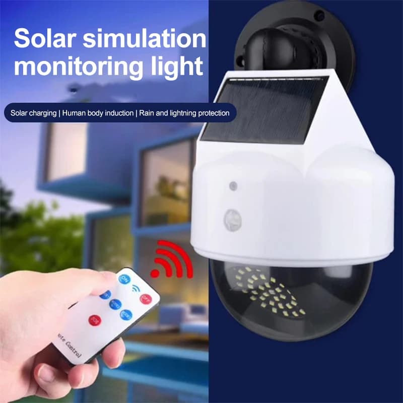 Solar Simulation Camera Motion Sensor Virtual Camera Night Light Outdoor Light Lighting Fake Camera Street Garden Lamp Wall Lamp