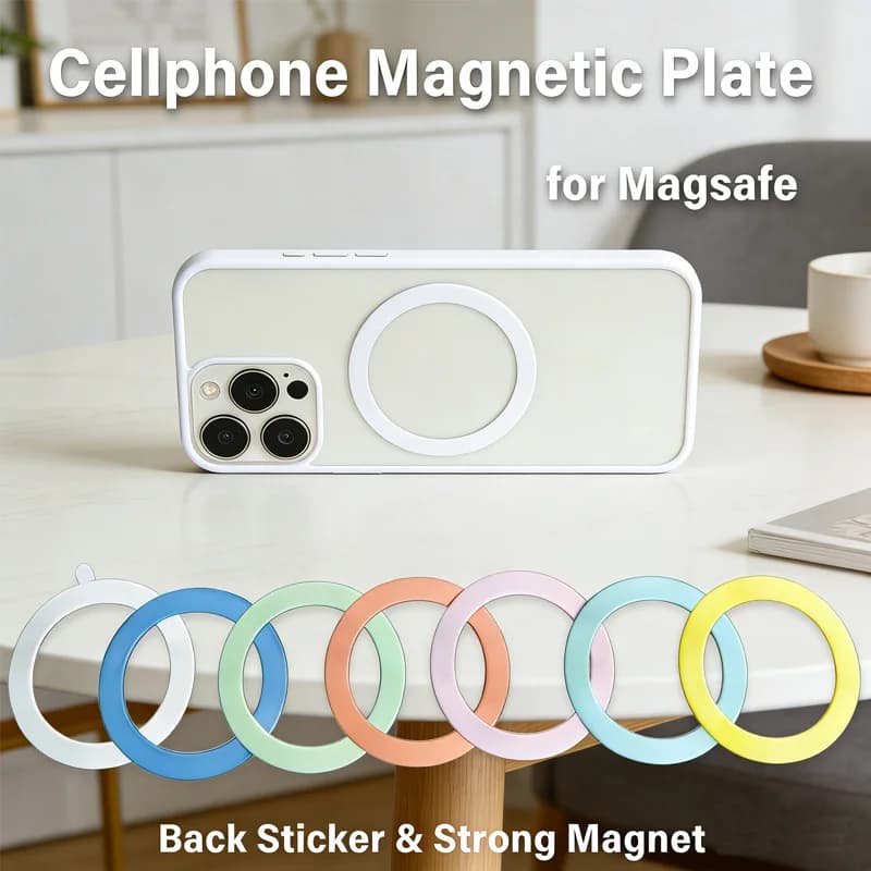 Mobile Phone Magnetic Ring For Magsafe Phone Case Sticker for Wireless Charging Magnet Plate Sheet for Magnet Car Holder