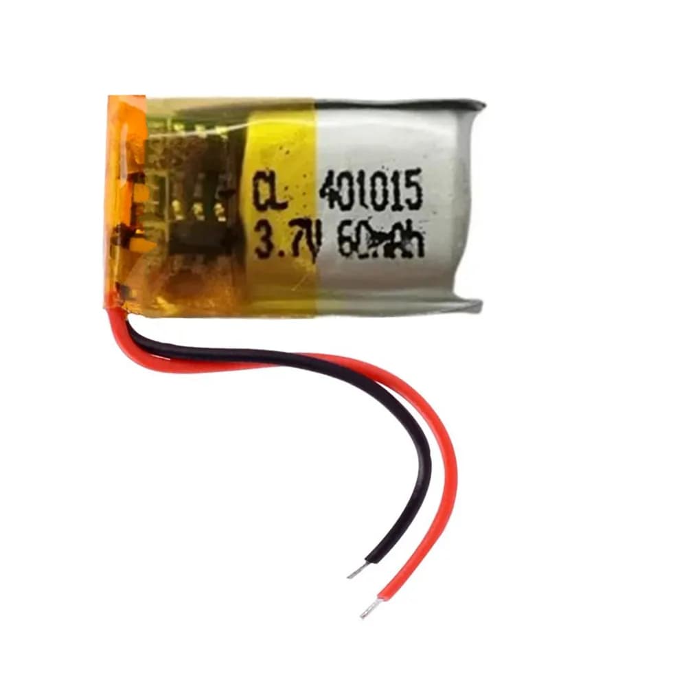 1-10PCS 401015 3.7V 60mAh Batteria ricaricabile ai polimeri di litio Lipo di piccole dimensioni per MP3 Bluetooth MID auricolare video penna