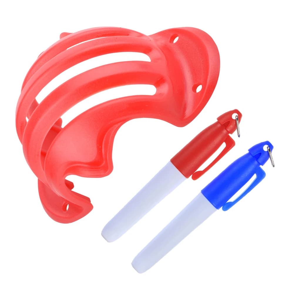 Segni di allineamento per disegno a penna Pennarelli per palline da golf Strumenti sportivi per allenamento per accessori per esercizi di sicurezza facili