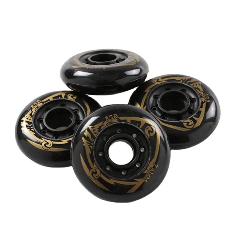 Skating Shoes Wheels Brushing Street High Elastic and Wear Resistant Brake Wheels