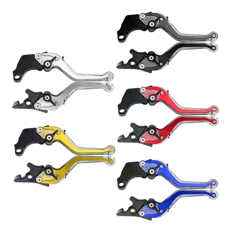 Leva universale della pompa della frizione del freno del motociclo con leva della maniglia del freno a disco per moto in alluminio con luce a LED per scooter Dirt Bike