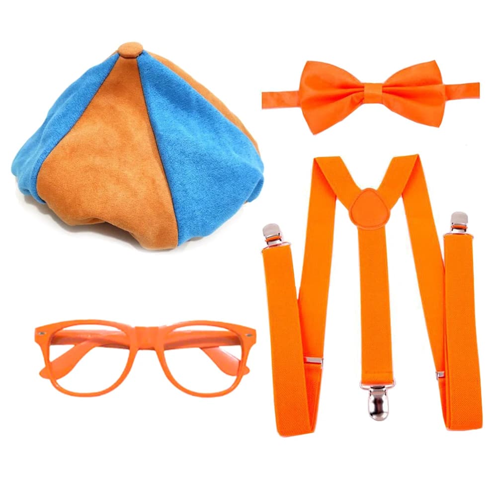 Costume cosplay per ingegnere adulto Kit casa uniforme Set per uomo Cappello arancione Occhiali Party Dress Up Accessori educativi Gioco di ruolo