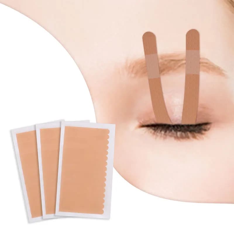 10 Lenzuola Innestata Ciglia Finte Sollevamento Palpebra Nastro Non tessuto Sopracciglio Nastro di Protezione Estensione Delle Ciglia Sotto Patch Strumenti di Trucco