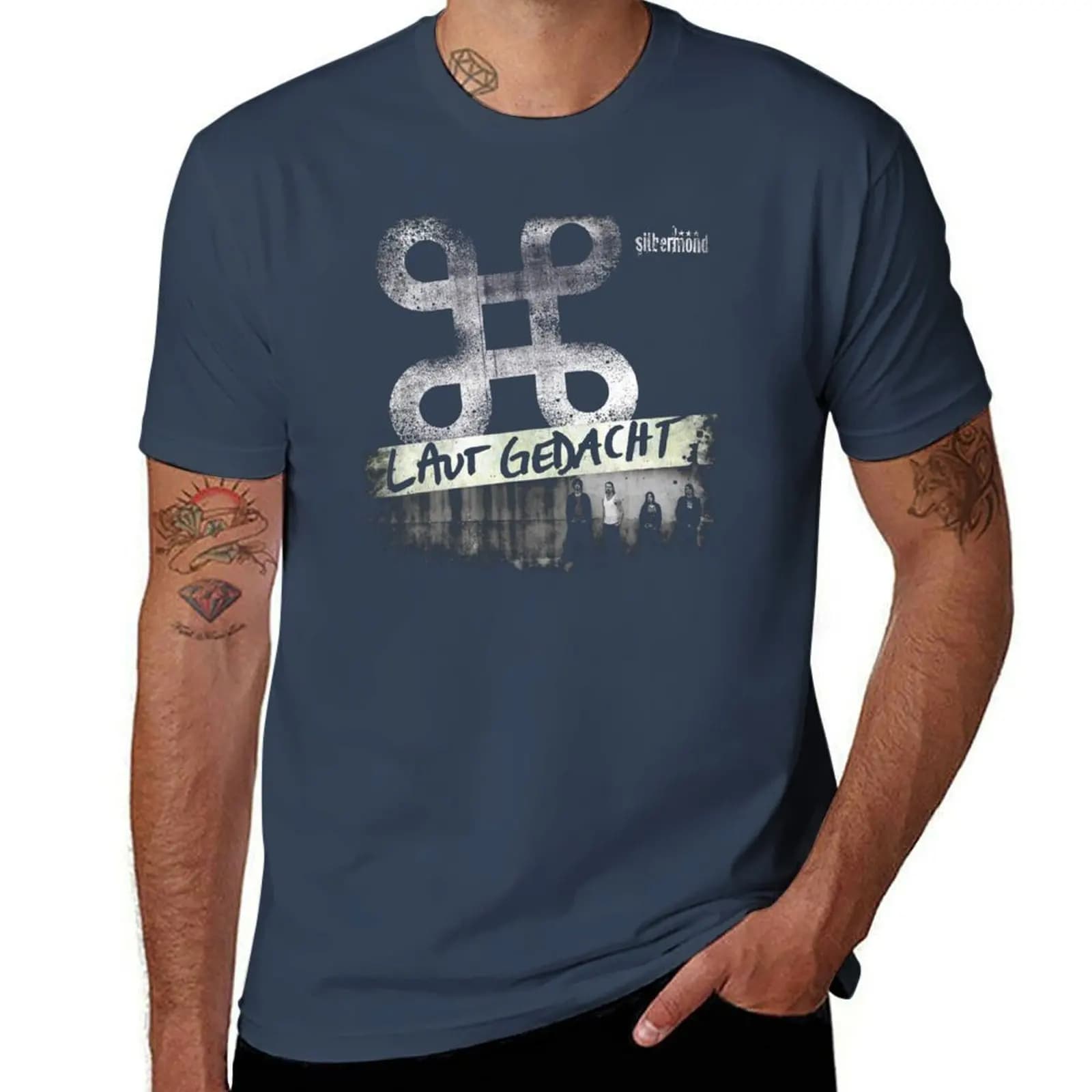 T-shirt BAND SILBERMOND a maniche corte resistente agli odori