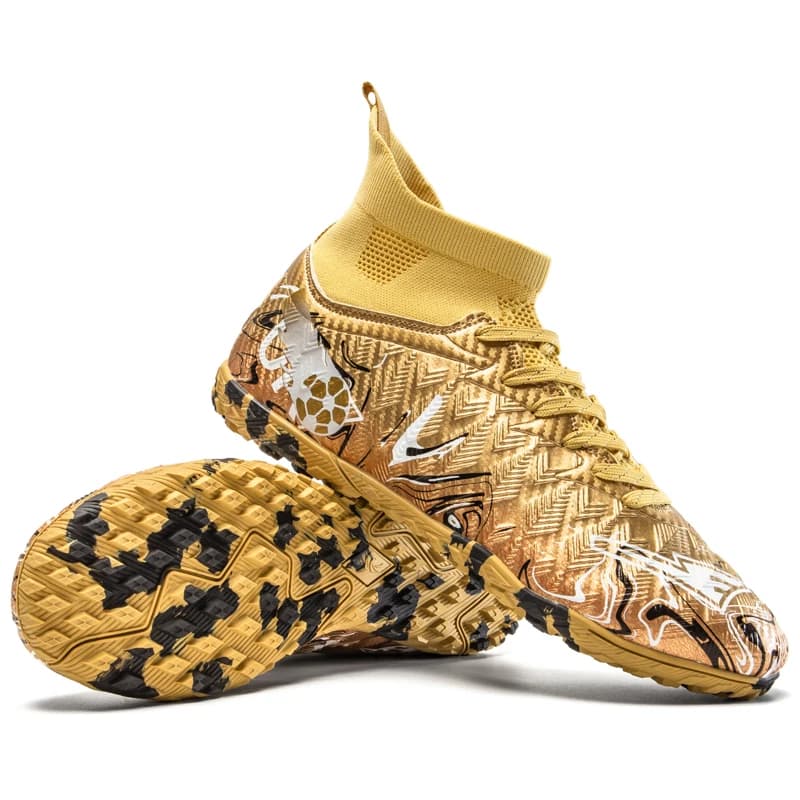 Scarpe da Calcio per Uomo e Donna, Scarpini da Calcetto Antiscivolo, Sneakers per Erba Sintetica, Scarpe con Tacchetti per Terreni Erbosi, Calzature Sportive da Calcio con Supporto alla Caviglia