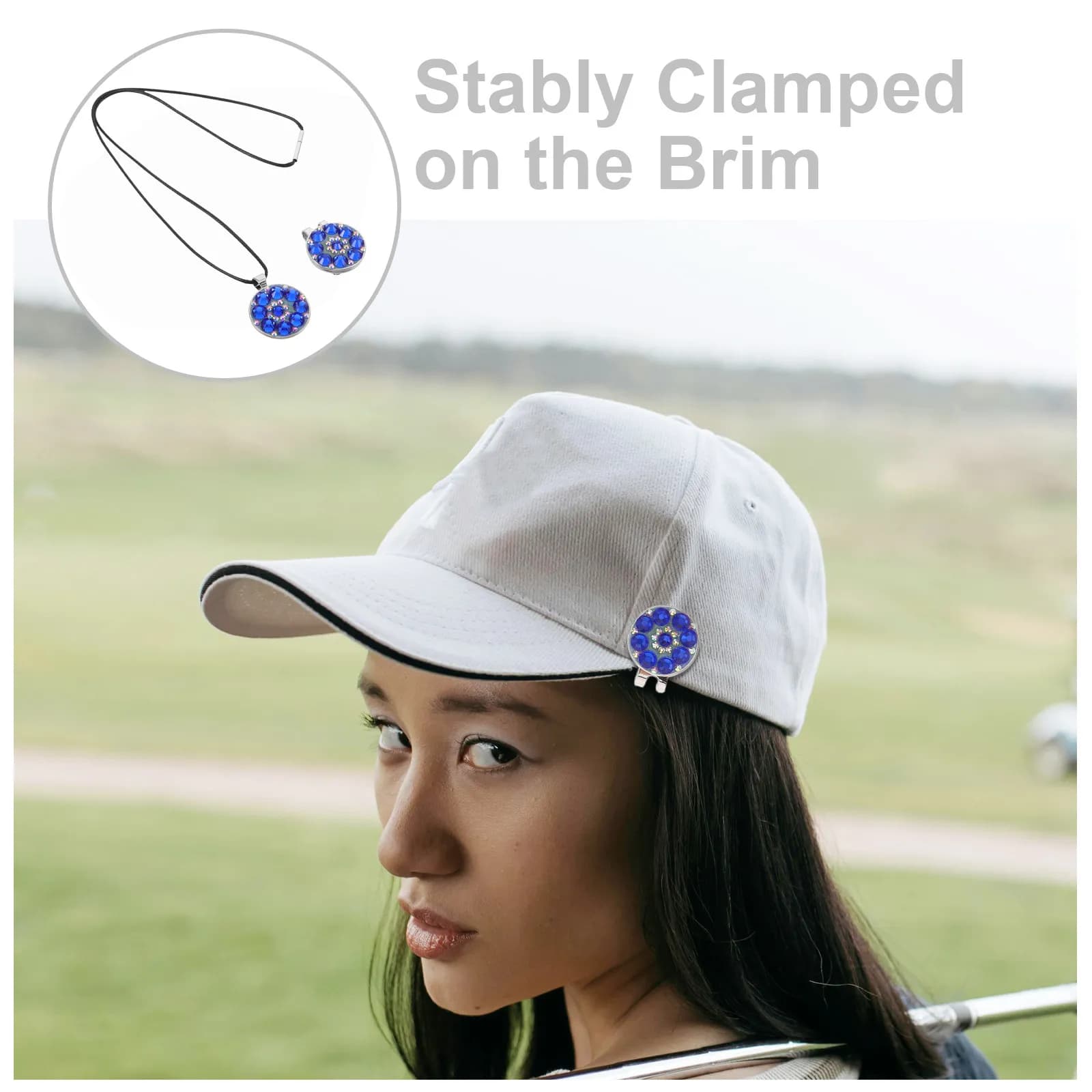 Accessori da Golf per Uomo: Collana con Ciondolo Segnapalla, Segnapalle Personalizzabili per Donna, Clip per Cappelli