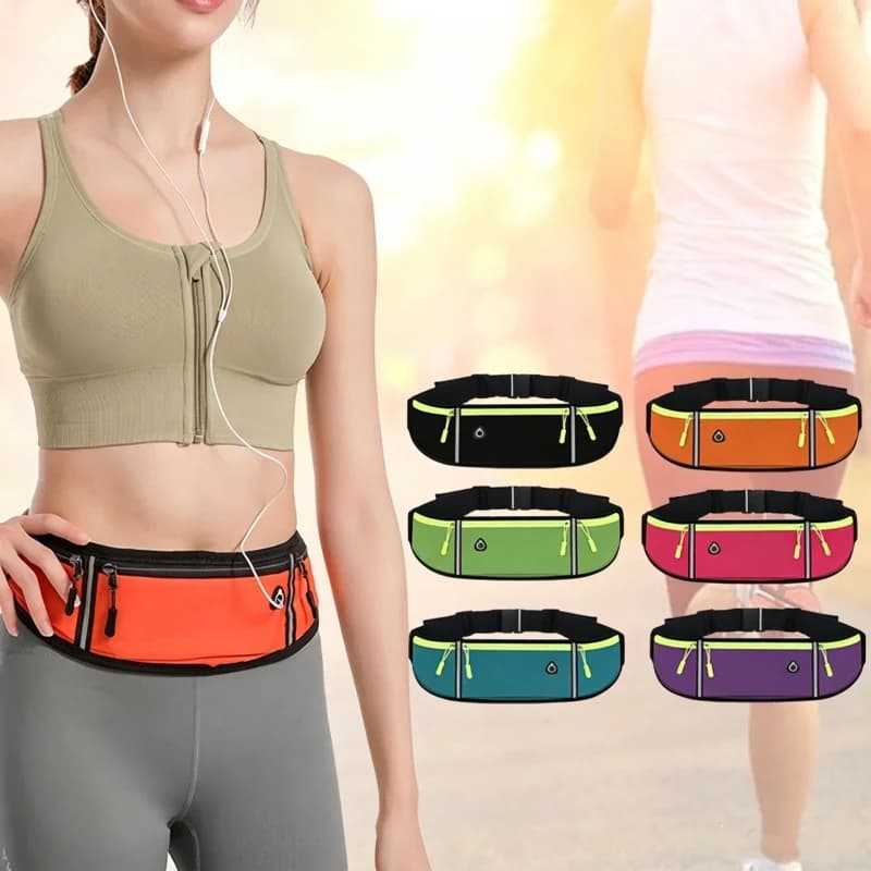 2026 New Color Waist Running Bag Sports Fanny Pack Women Men Belt Bag Waterproof Gym Bag Phone Pouch Running Accessories