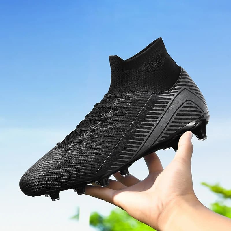 Professional FG men's football shoes with long, non-slip, breathable, summer, light, for outdoor training