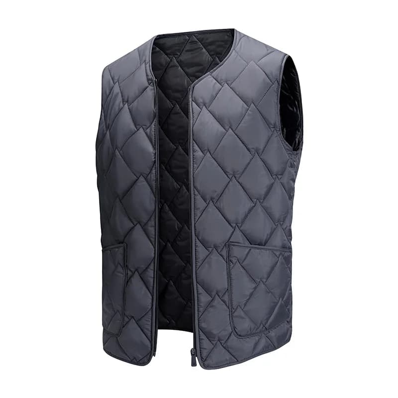 Men's Solid Color Hooded Vest - New Fashion Casual Versatile Sleeveless Jacket Lightweight Outerwear Streetwear Daily Wear