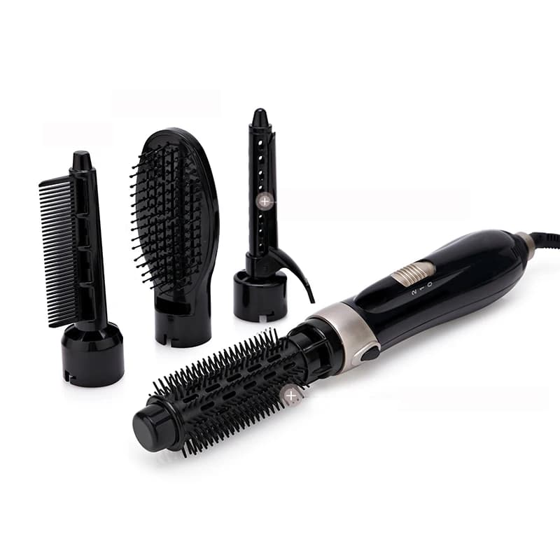 Brush for hair dryer 4 In 1 comb electric hot air curler multifunction plate hair curler hair dryer negative ions