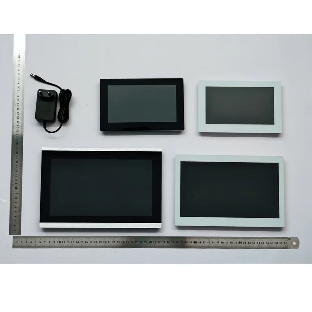 Appartamento Citofono a 4 fili Campanello per porta 7/10 "IPS Touch Panel Wireless 2.4G WiFi Tuya Smart Life APP Push Message Videocitofono