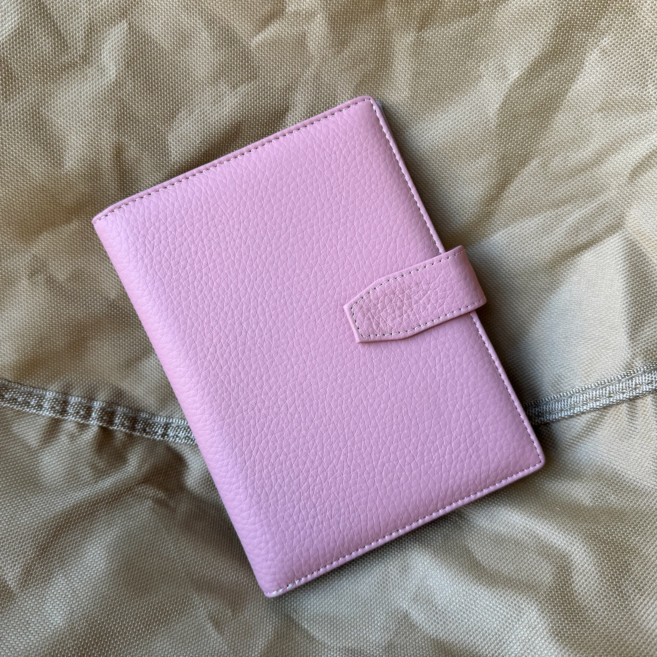 2026 NUOVO Agenda Planner Salute in Vera Pelle di Vacchetta, Blocco Note, Diario, Forniture per la Scrittura, Cancelleria, Colore Rosa