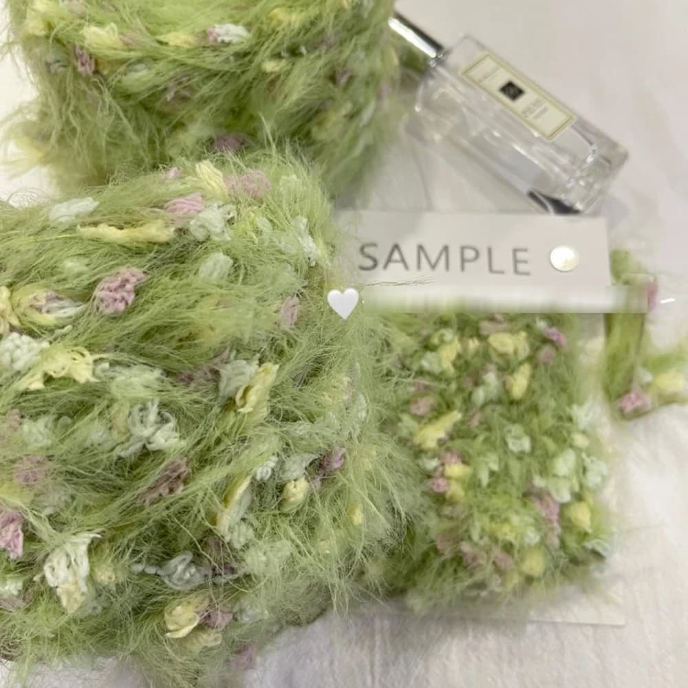 Garden Series Yarn 100g Hand Mixed Knitting Yarn Flower Thread Handmade Crochet Stick Needle Woven Bag Hair Loop Decoration