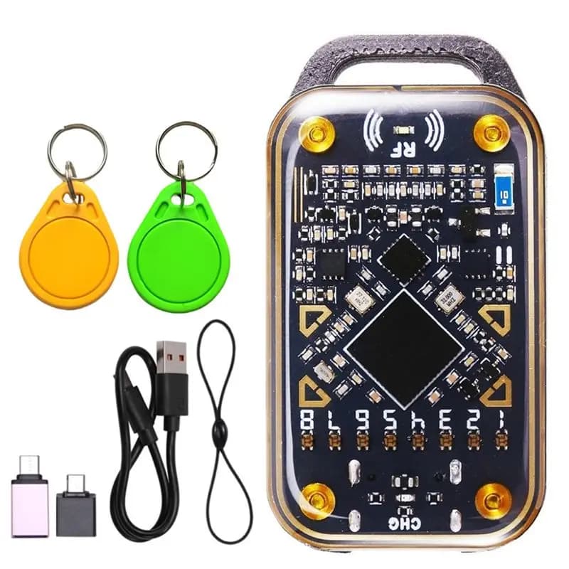 【DISPONIBILE】Lettore di Chip RFID Chameleon Ultra + 2XCUID Emulatore di Smart Card Portachiavi Duplicatore NFC 125K 13.56M per Carte ID IC