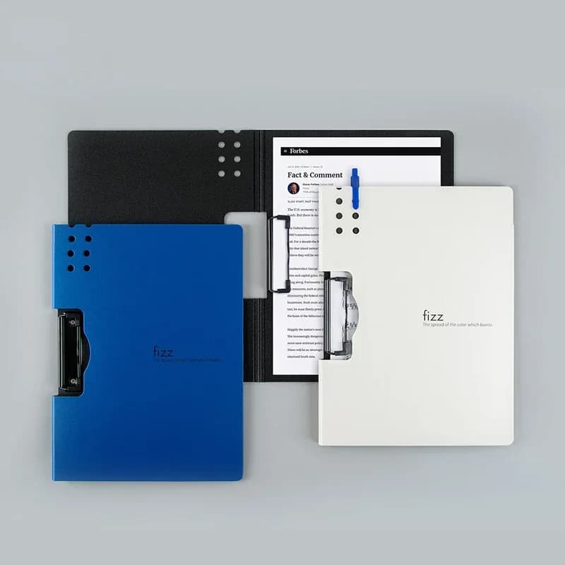 Cartella A4 orizzontale Mijia Cartella con texture opaca a 7 colori Pad portatile Vassoio per penne portatile Fizz Office Metting File Pocket 2 tipi