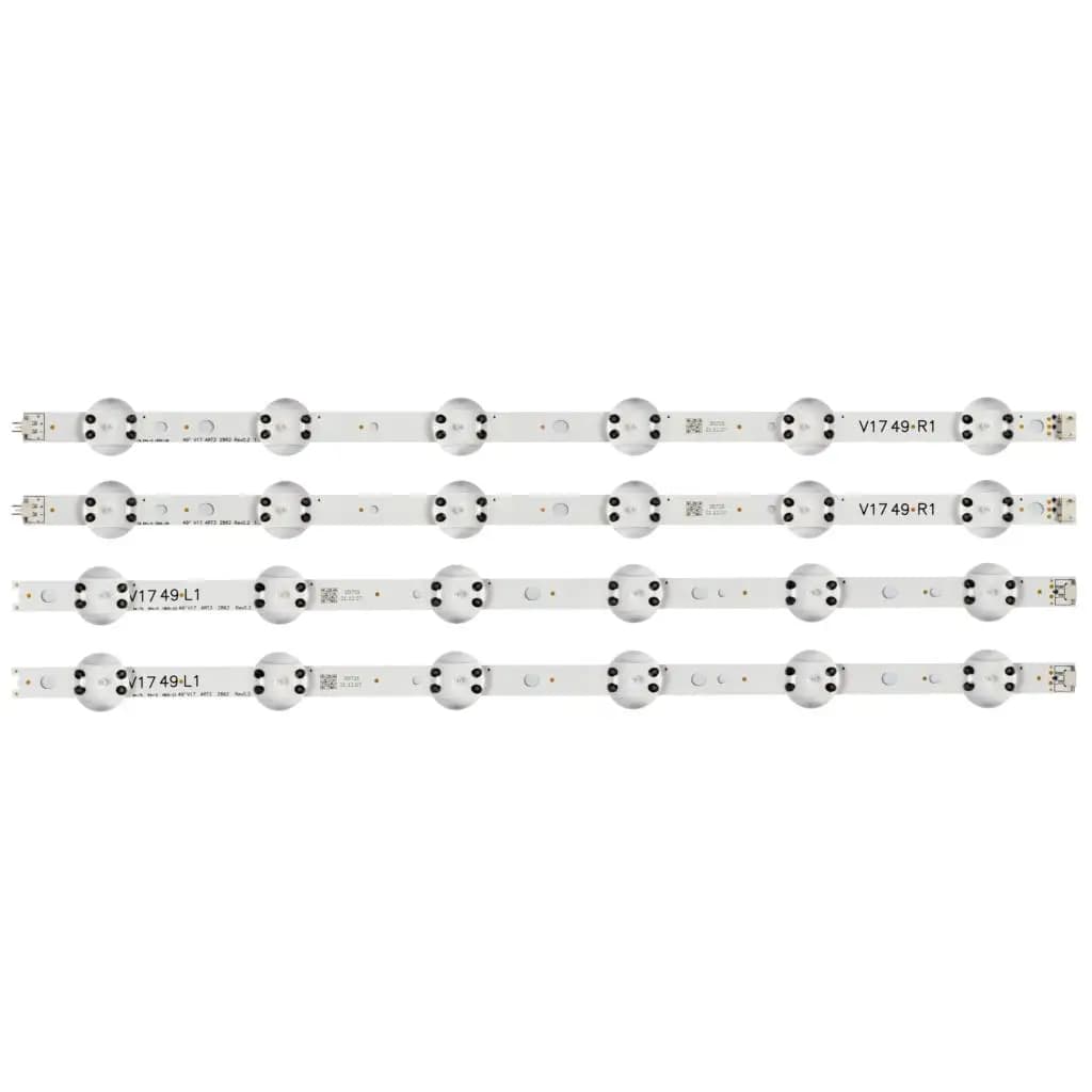Striscia di retroilluminazione a LED per 49LJ610V 49UJ6307 49UJ6500 49UJ6510 49UJ6517-ZA 49UJ6519-ZA 49UJ656T 6916L-2862A 6916L-2863A