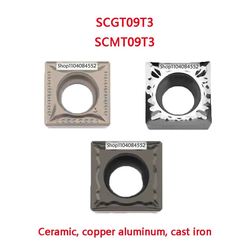 Inserti CNC SCMT09T3 SCMT09T304 MT GP SCMT09T308 Ceramica rame alluminio ghisa SCGT09T302 AK SCGT09T304-AK SCMT09T304-GP