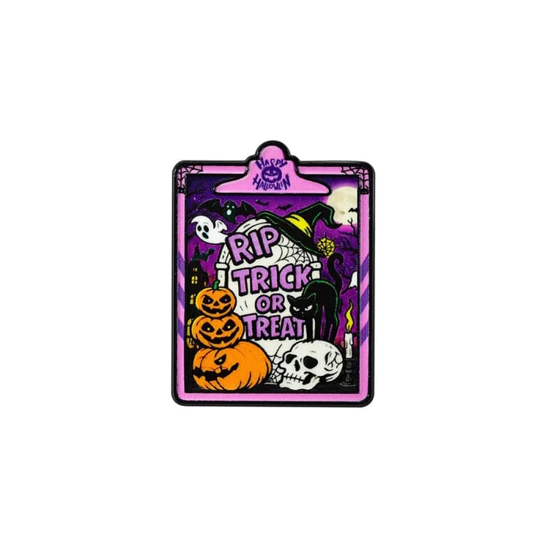 New Halloween Gothic Skeleton Pumpkin Enamel Lapel Pins Trick Or Treat Horror Cartoon Brooch Backpack Decor Badge
