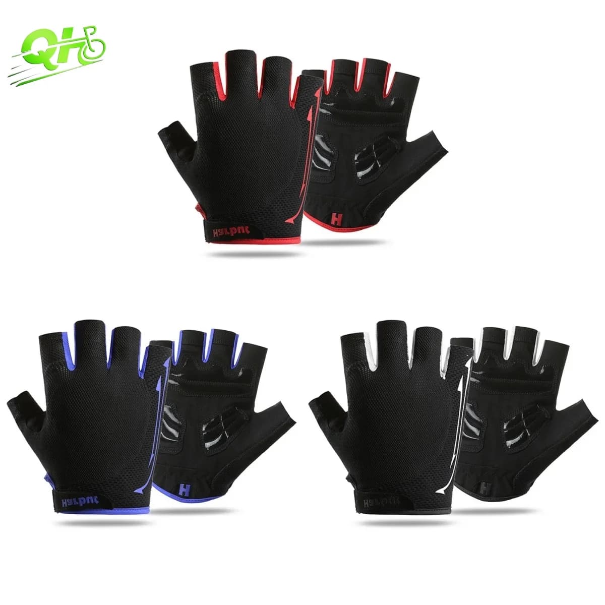 Cycling Gloves half fingers Body Building Gym Fitness Anti-slip Breathable Wear Resistant Training Hiking Gloves Man Woman
