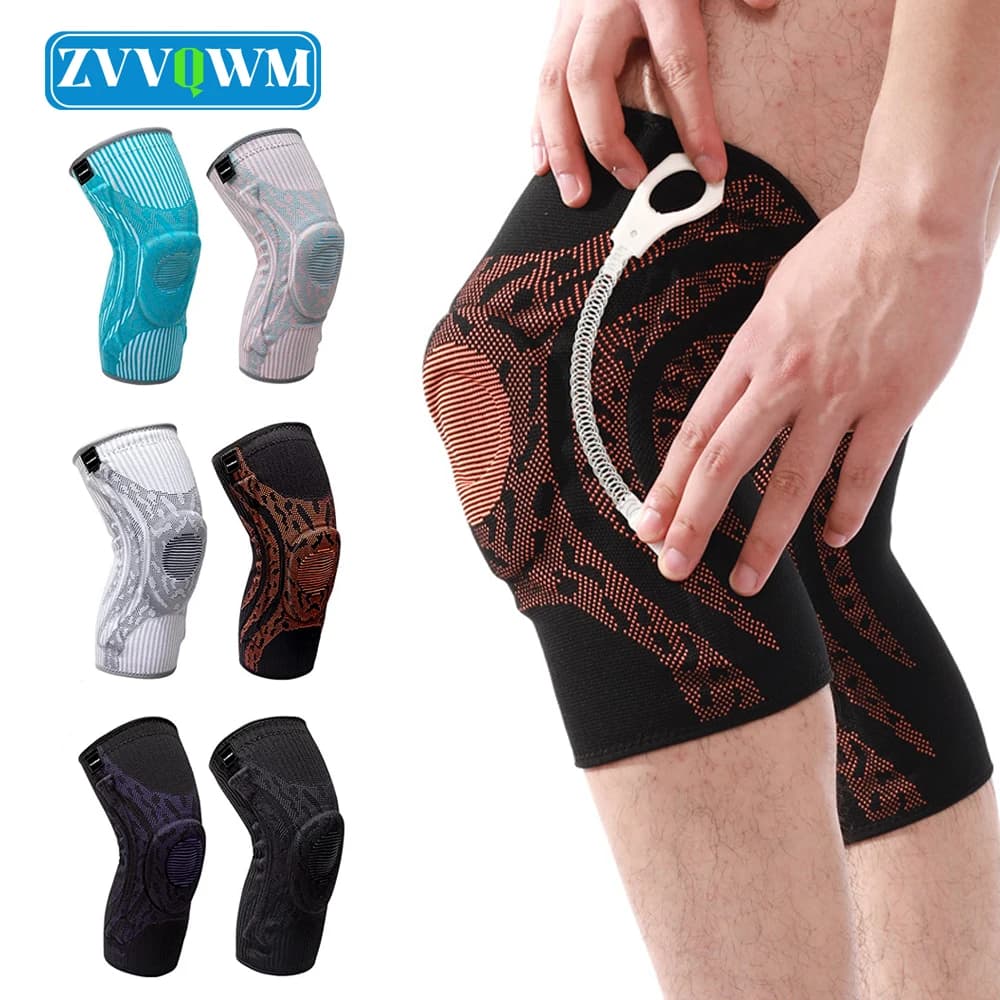 1 pz ginocchiera con stabilizzatore laterale rotula adulto menisco supporto per ginocchio dolore articolare protezione sportiva ginocchiera corsa palestra