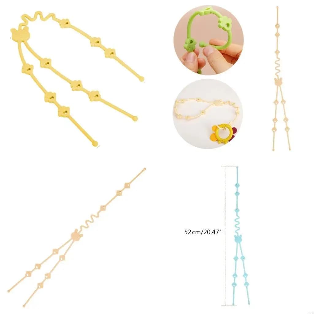 Catenella per ciuccio per bambini Catenella per ciuccio con corda antigoccia per bambini piccoli