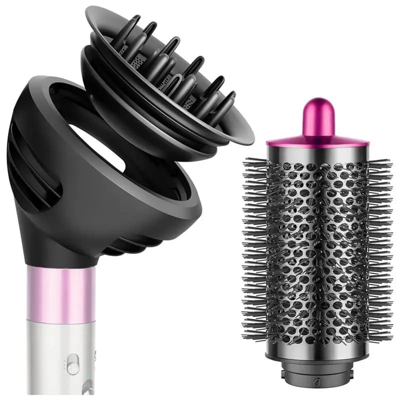 AEE6-Wave And Curl Diffuser Cylinder Comb For Dyson HS01 HS05 HS08 Two Airflow Dome Or Diffuse Modes Hair Diffuser Attachment