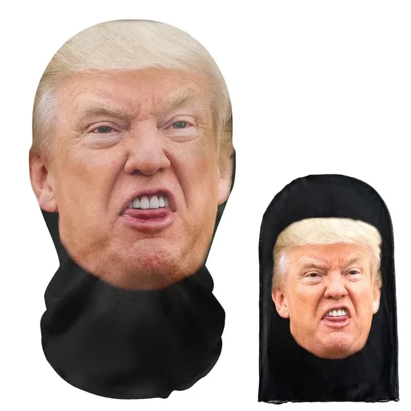 Maschera Kanye stampata in 3D Maschera integrale in rete elastica per uomo Donna Copricapo cosplay Moda hip hop Passamontagna Cappuccio Cappello Copricapo