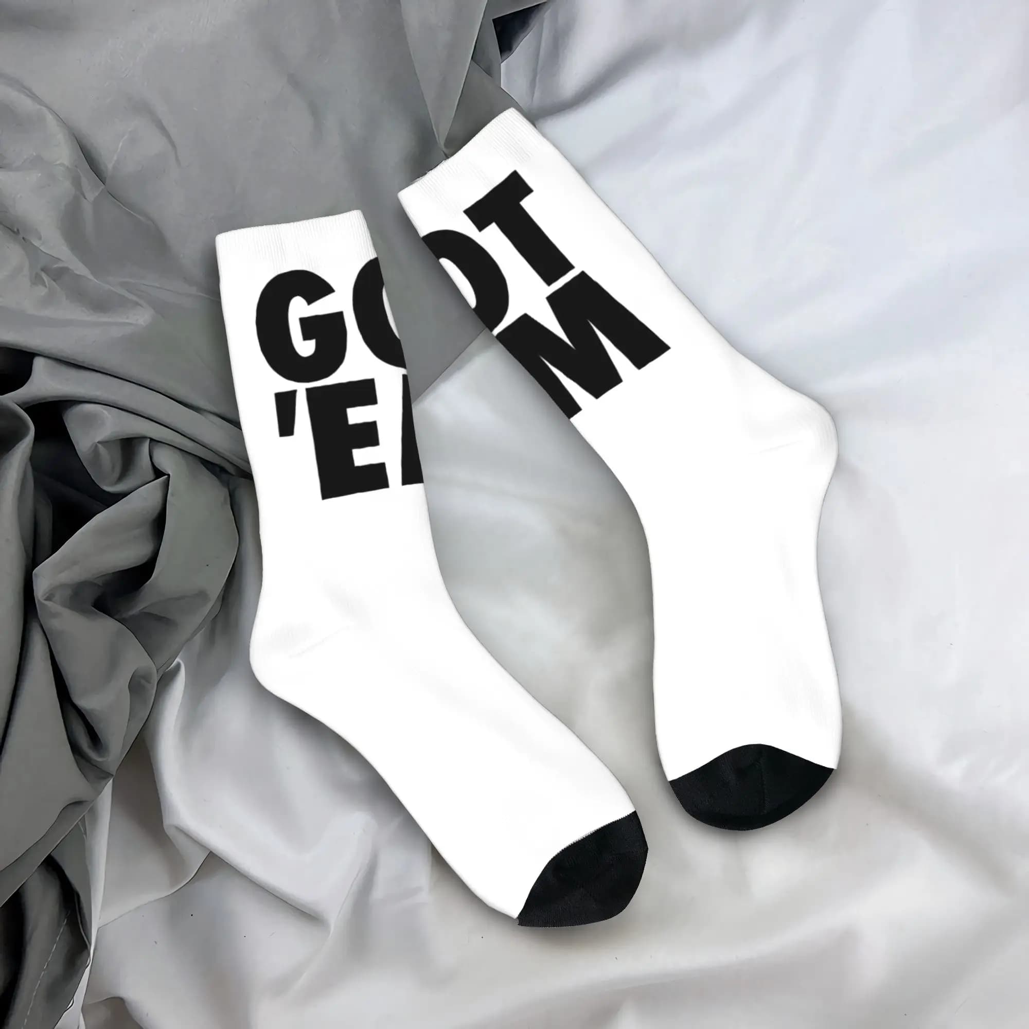 Calzini personalizzati GOT 'EM da uomo, calzini unisex con stampa 3D Kawaii