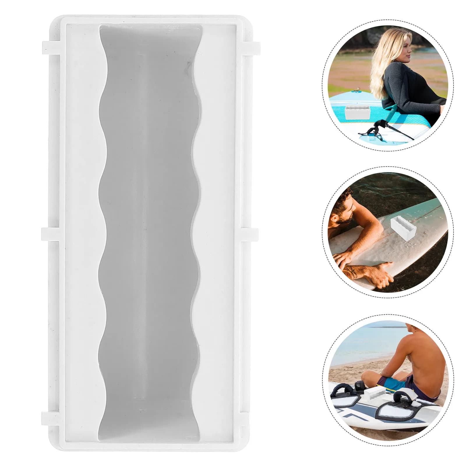 Maniglia in plastica rettangolare per tavola da SUP, impugnatura per il trasporto di tavole da surf, maniglia di ricambio per canoa e kayak