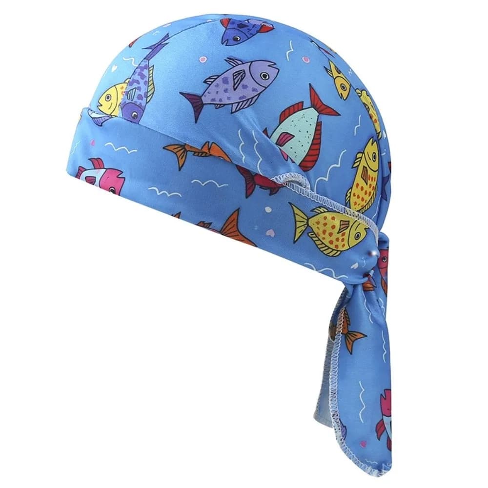 Fashion Accessory Paisley Print Hijab Caps Quick Dry Breathable Bandana Headscarf Elastic Adjustable Chemo Cap Unisex