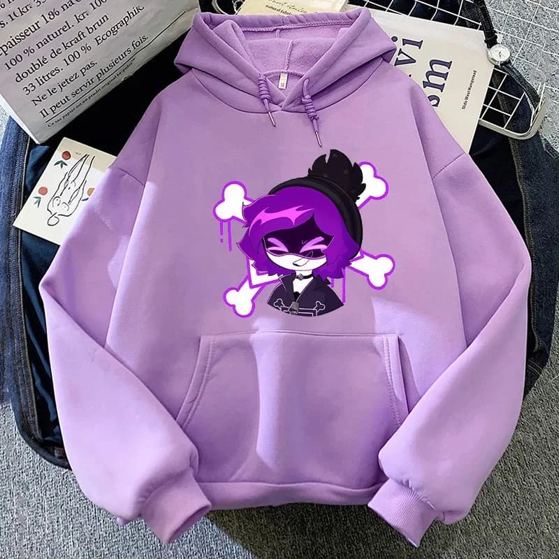 New Murder Drones Print Hoodie Autumn Winter Long Sleeve Sweatshirt Unisex Loose Casual Hooded Jacket Streetwear Pullover Tops