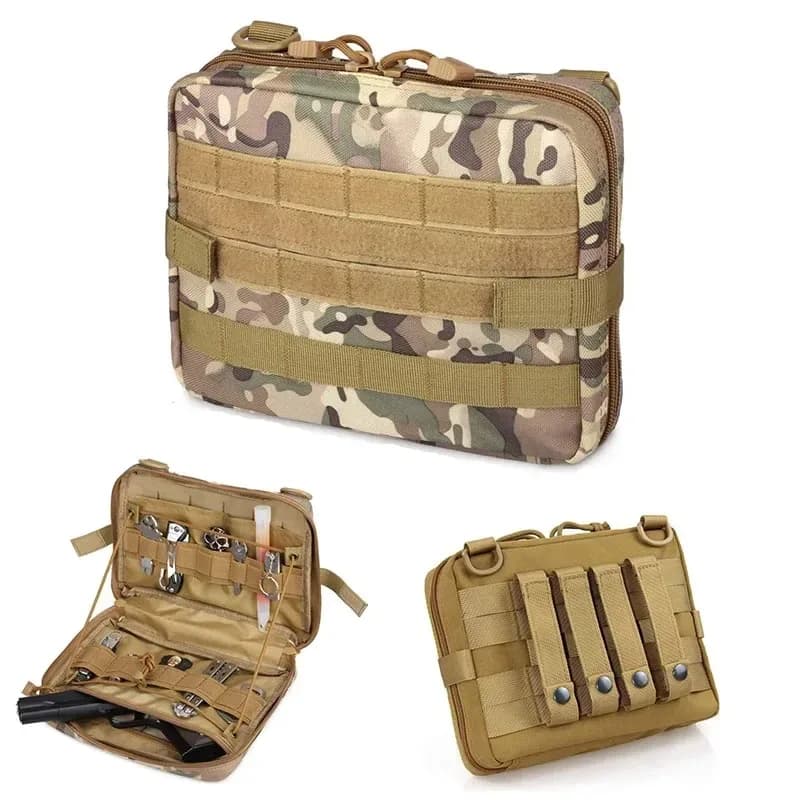 1PC Tactical Molle EDC Medical Pouch Outdoor First Aid Kit Bag Hunting Waist Pack Utility Tool Bag Tourniquet Case Pouch.