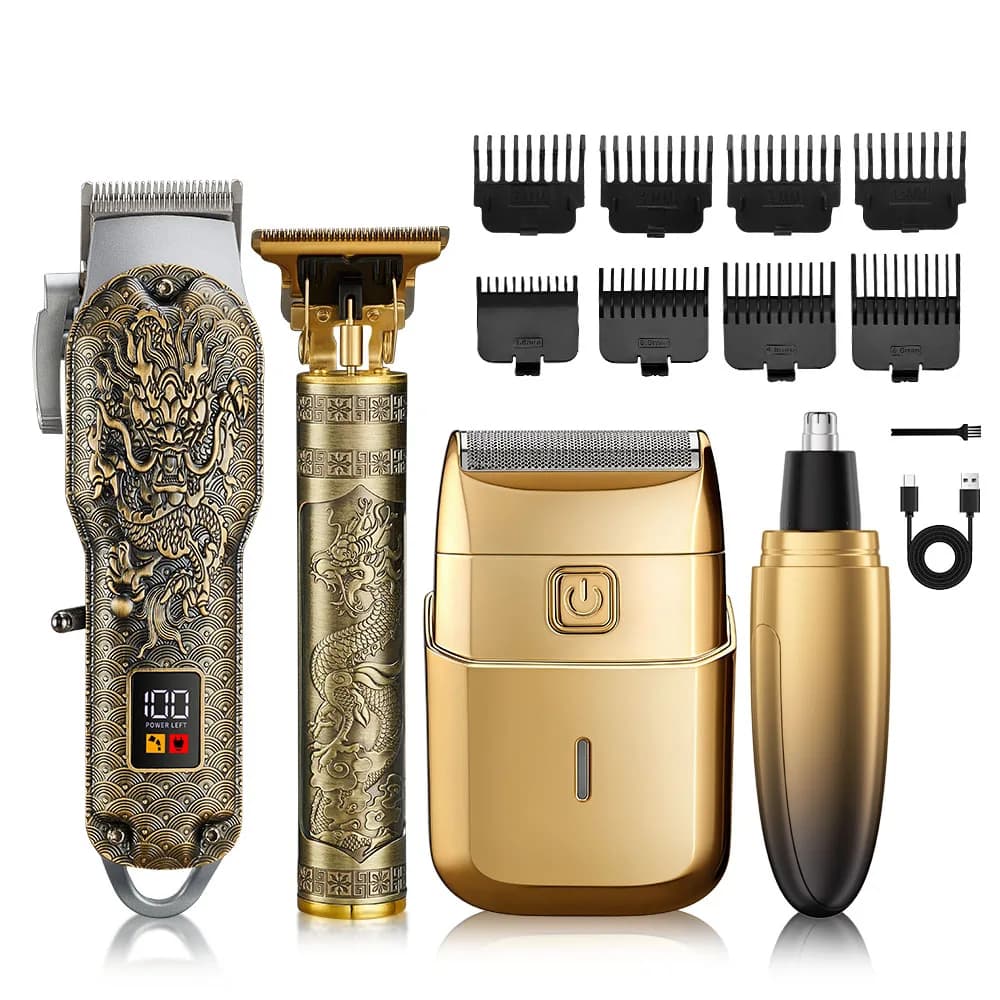 Electric beauty kit USB four in one, haircuts, haircuts, electric haircuts for nose, suitable for daily shaving