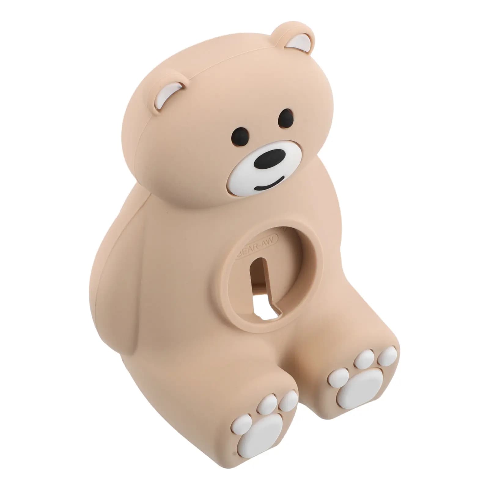 Watch Charging Stand Holder Cute Bear Silicone Non-Slip Stable Desktop Watch Charger Rack for Home Office Tabletop Use