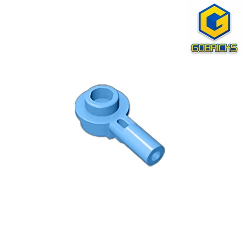 Gobricks fai da te Bricks Bar 1L con piastra rotonda 1x1 con perno cavo compatibile con 32828 blocchi tecnici