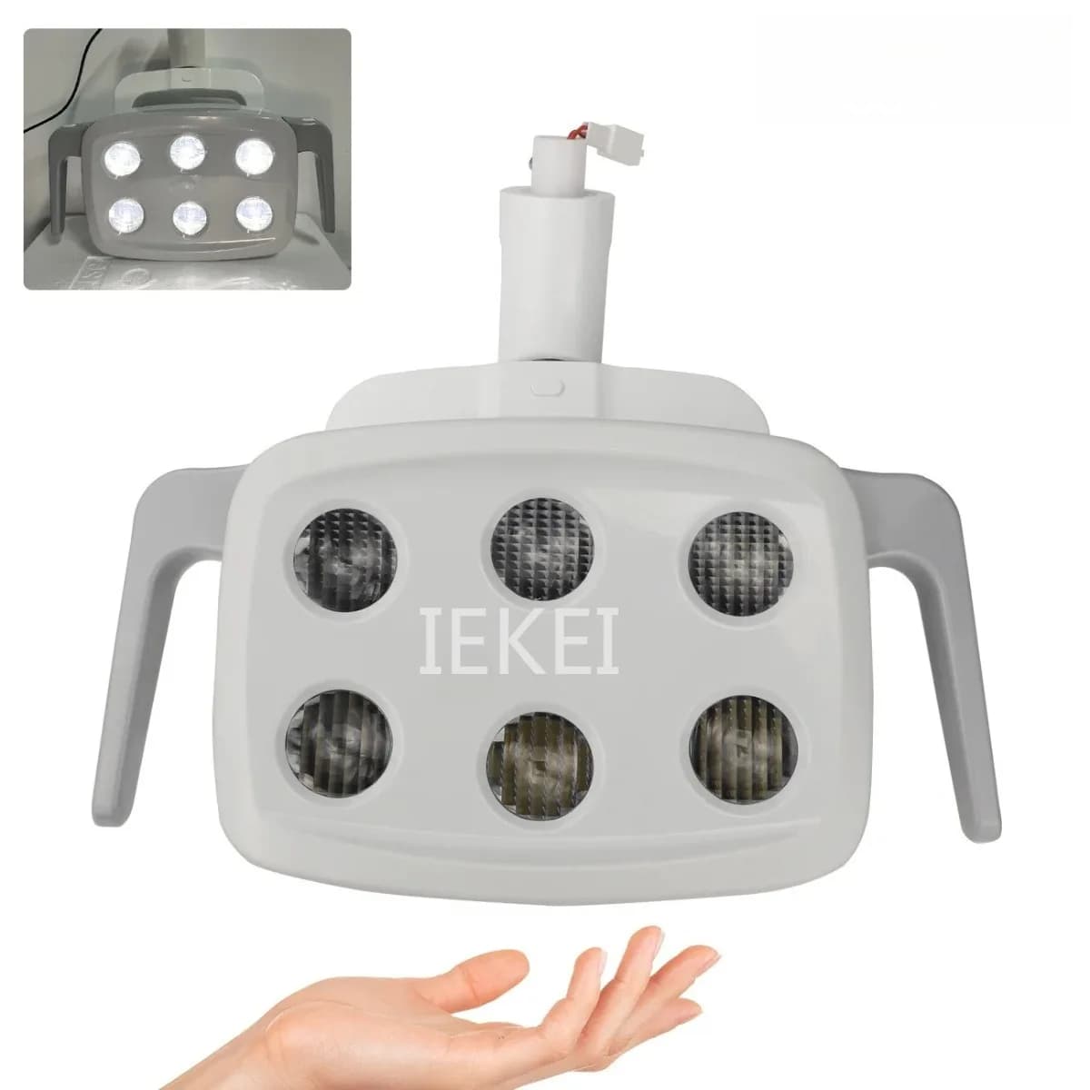 Luce orale dentale 6LED adatta per luce operatoria dentale sedia faretto a infrarossi a induzione strumento per sbiancamento dei denti per l'igiene orale