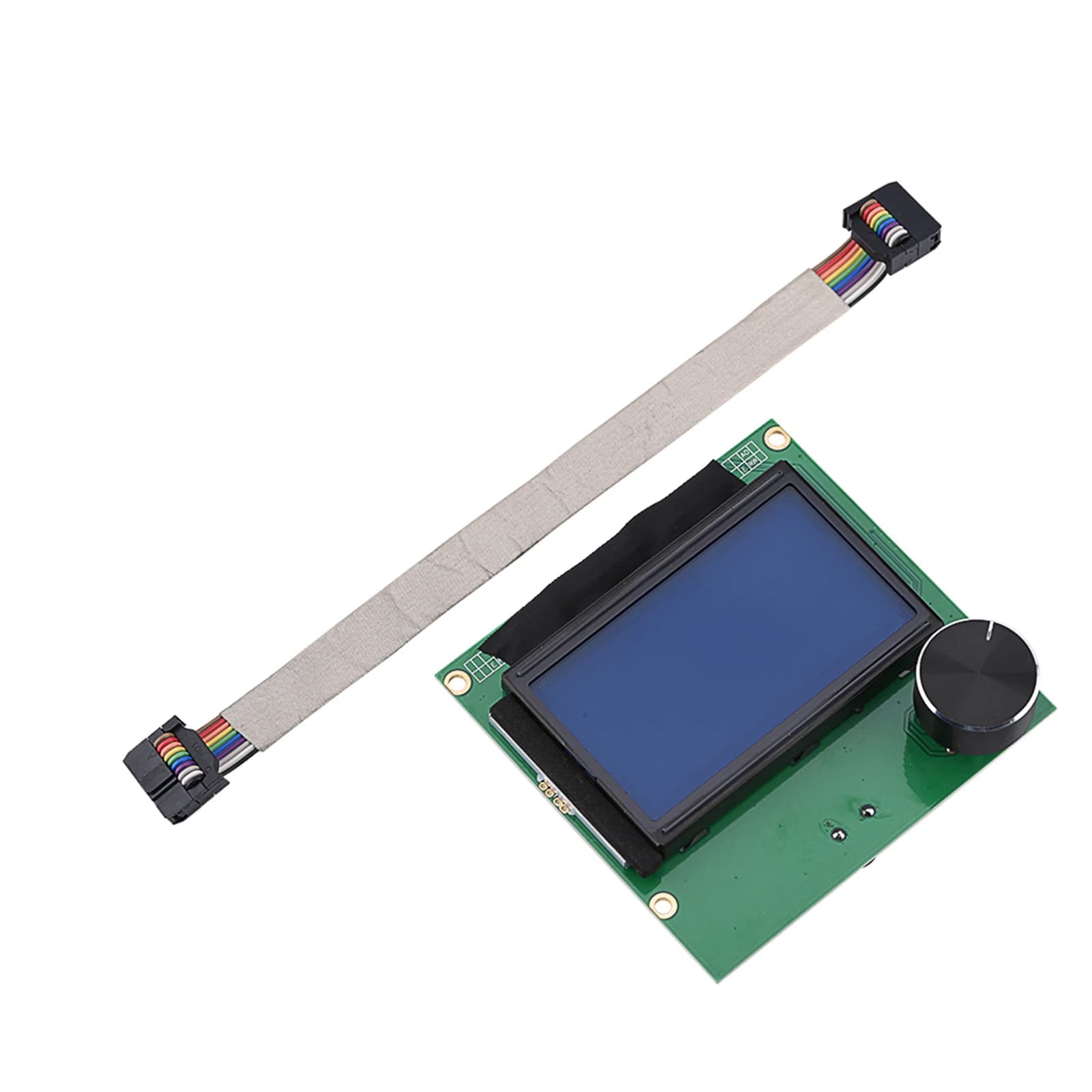 Schermo LCD sostitutivo con 2 cavi per stampante 3D Creality CR‐10S lcd per stampante 3d lcd per schermo cr-10s per cr-10s